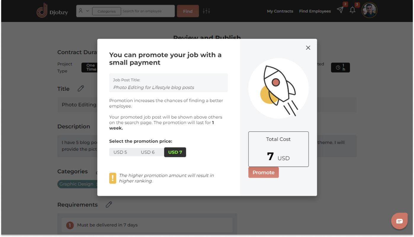 image for How to Promote Your Job on Djobzy