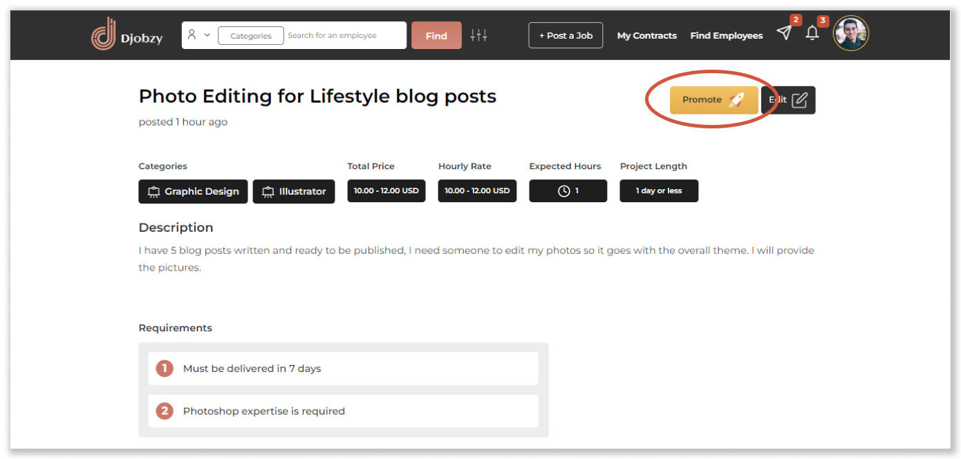image for How to Promote Your Job on Djobzy