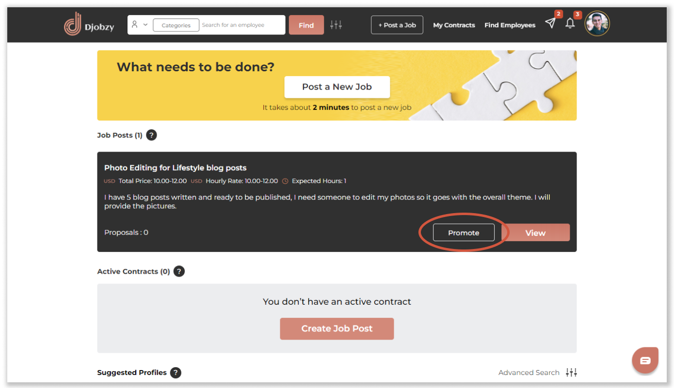 image for How to Promote Your Job on Djobzy